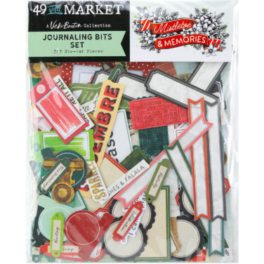49 AND MARKET, Vicki Boutin - Collezione Mistletoe and Memories  -  Journaling Die-Cuts