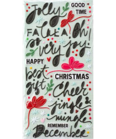 Alternative view of 49 AND MARKET, Vicki Boutin - Collezione Mistletoe and Memories  -  Puffy Stickers