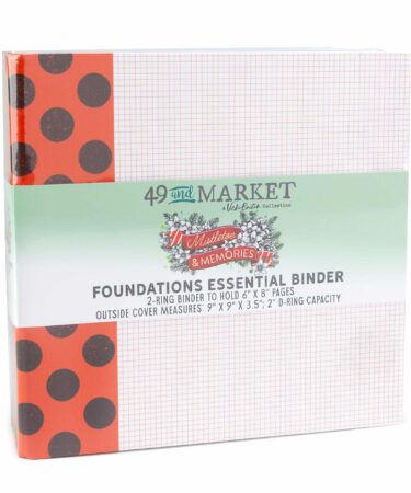 49 AND MARKET, Vicki Boutin - Collezione Mistletoe and Memories  - Binder Album Kit