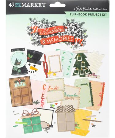 49 AND MARKET, Vicki Boutin - Collezione Mistletoe and Memories  -  Flip Book Kit