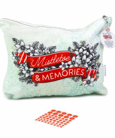 49 AND MARKET, Vicki Boutin - Collezione Mistletoe and Memories  - Zippered Tote Bag