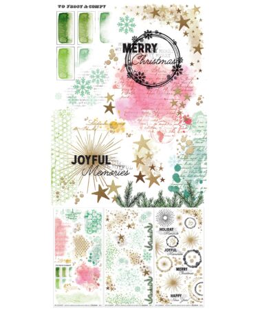 49 AND MARKET, Vicki Boutin - Collezione Mistletoe and Memories  -  Blendable Rub-on Transfers