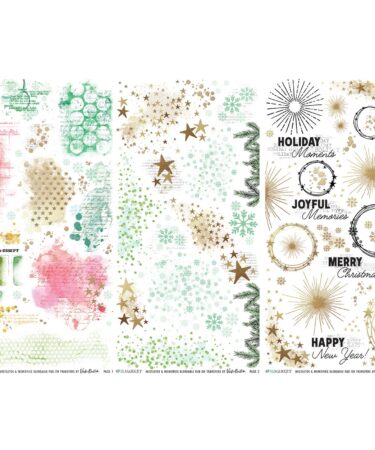 Alternative view of 49 AND MARKET, Vicki Boutin - Collezione Mistletoe and Memories  -  Blendable Rub-on Transfers