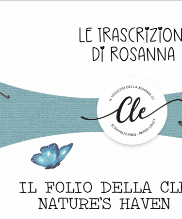 LE TRASCRIZIONI DEI LIVE- IL FOLIO NATURE'S HAVEN DELLA CLE  LIVE 19 LUGLIO