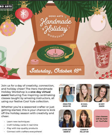 Alternative view of HERO ARTS - HERO HANDMADE HOLIDAY WORKSHOP  18 OTTOBRE in arrivo