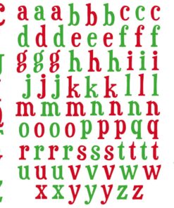 Alternative view of Arden Creative Studio - Vintage Christmas 6x8 Inch Alphabet Stickers (3pcs)