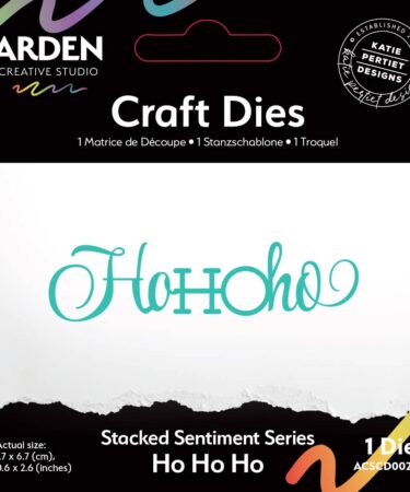 ARDEN CREATIVE STUDIO-   Sentiment Series Craft Die Stacked Ho Ho Ho