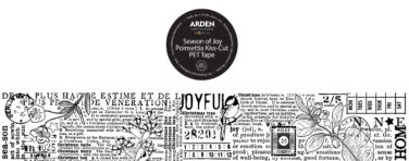 ARDEN CREATIVE STUDIO - Season of Joy Journal PET Tape Continuous (5cmx5m)
