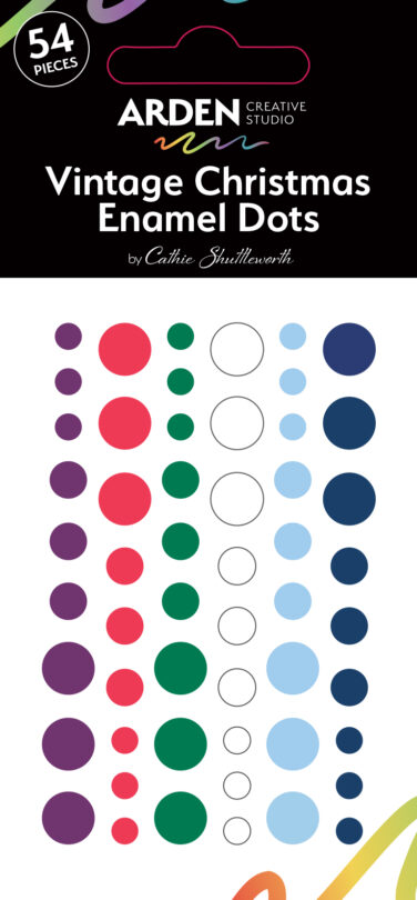 ARDEN CREATIVE STUDIO - Vintage Christmas Enamel Dots (54pcs)