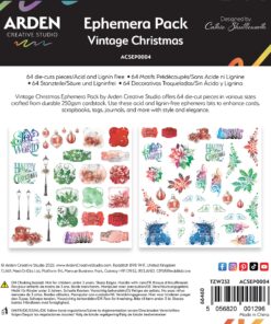 ARDEN CREATIVE STUDIO - Vintage Christmas Ephemera Pack (64pcs)