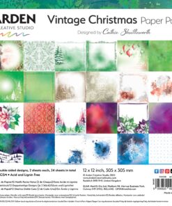 ARDEN CREATIVE STUDIO - Vintage Christmas 12x12 Inch Paper Pad