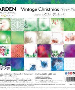 ARDEN CREATIVE STUDIO - Vintage Christmas 8x8 Inch Paper Pad