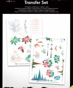 ARDEN CREATIVE STUDIO - Vintage Christmas 6x8 Inch Rub-On Transfer Set