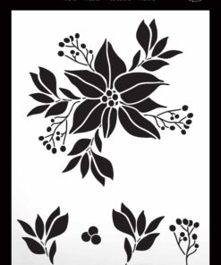 ARDEN CREATIVE STUDIO - Maker Series 6x8 Inch Stencil Seasonal Blooms