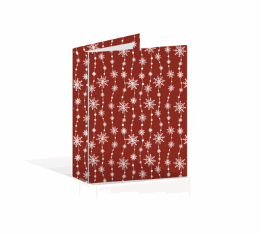 IL NEGOZIO DELLA MAMMA DI CLE - BINDER RACCOGLITORE ANELLI AD FORMATO 6X8 -XMAS RED