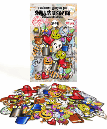 AALL & CREATE - Ephemera Die-Cuts - Creepy Curiosities