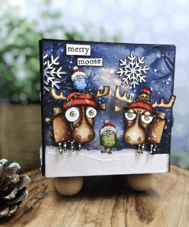 Alternative view of AALL & CREATE - Stamp set A7 - Moose-tletoe