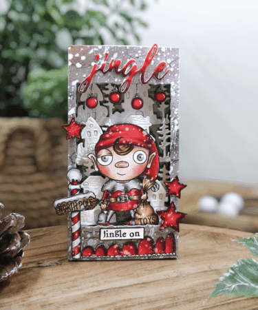 Alternative view of AALL & CREATE - Stamp set A7 - Elf Made