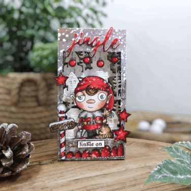 Alternative view of AALL & CREATE - Stamp set A7 - Elf Made