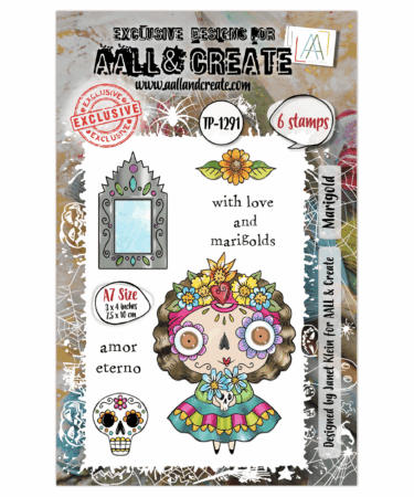 AALL & CREATE- Stamp set A7 - Marigold