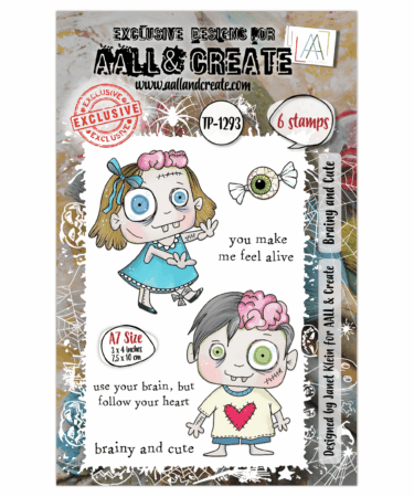AALL & CREATE- Stamp set A7 - Brainy and Cute