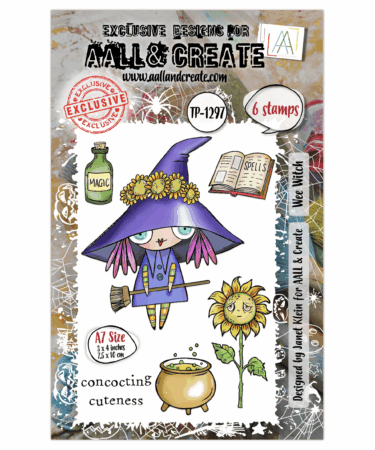 AALL & CREATE- Stamp set A7 - Wee Witch