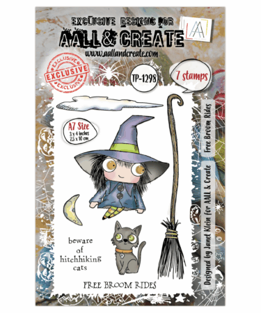 AALL & CREATE- Stamp set A7 - Free Broom Rides