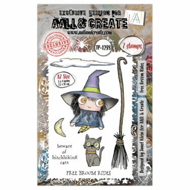 AALL & CREATE- Stamp set A7 - Free Broom Rides