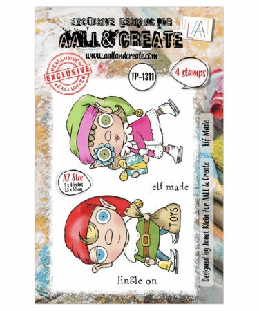 AALL & CREATE - Stamp set A7 - Elf Made