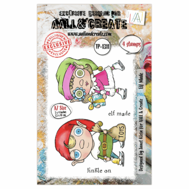 AALL & CREATE - Stamp set A7 - Elf Made