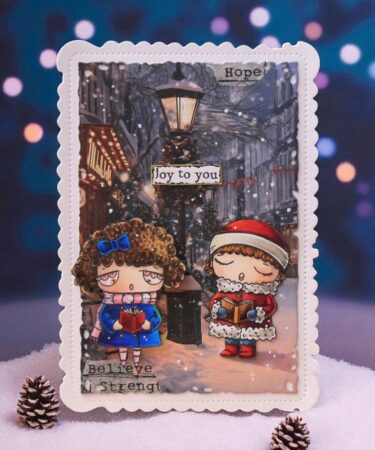 Alternative view of AALL & CREATE - Stamp set A7 - Joyful Noise