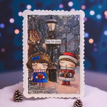 Alternative view of AALL & CREATE - Stamp set A7 - Joyful Noise