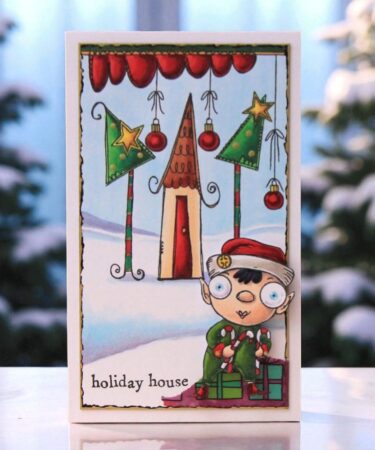Alternative view of AALL & CREATE - Stamp set A7 - Holiday House