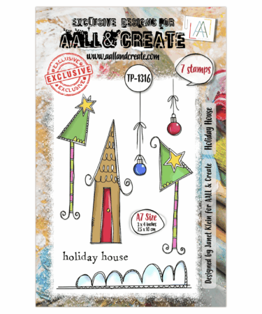 AALL & CREATE - Stamp set A7 - Holiday House