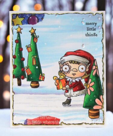 Alternative view of AALL & CREATE - Stamp set A7 - Merry Little Things