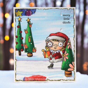 Alternative view of AALL & CREATE - Stamp set A7 - Merry Little Things