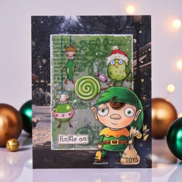 Alternative view of AALL & CREATE - Stamp set A7 - Carols and Cancellations