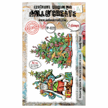AALL & CREATE - Stamp set A6 - Candy Tinsel