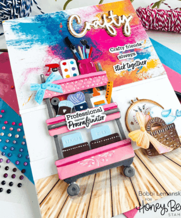 Alternative view of HONEY BEE - Collezione Makers Mix - Coordinating Honey Cuts - Crafty Friends