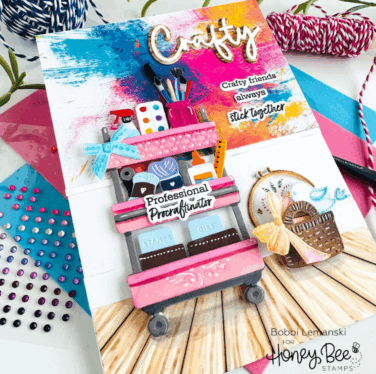 Alternative view of HONEY BEE - Collezione Makers Mix - Coordinating Honey Cuts - Crafty Friends