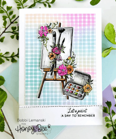 Alternative view of HONEY BEE - Collezione Makers Mix - 4"x4" Stamp Set - Don't Worry, Be Crafty