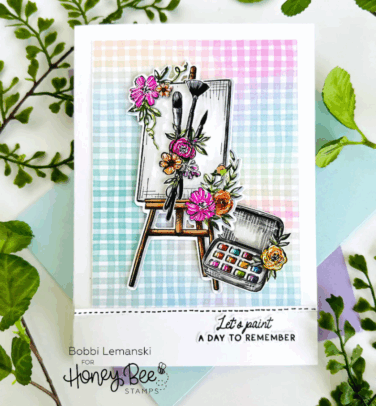 Alternative view of HONEY BEE - Collezione Makers Mix - 4"x4" Stamp Set - Don't Worry, Be Crafty