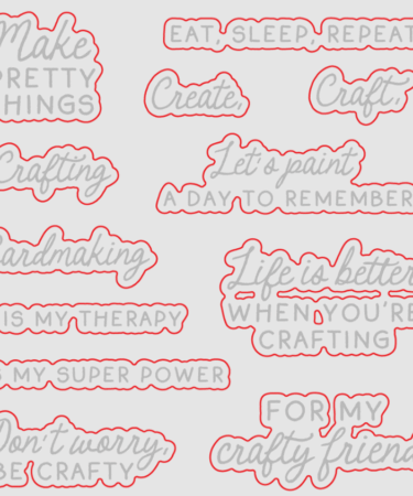 HONEY BEE - Collezione Makers Mix - Coordinating Honey Cuts - Don't Worry, Be Crafty