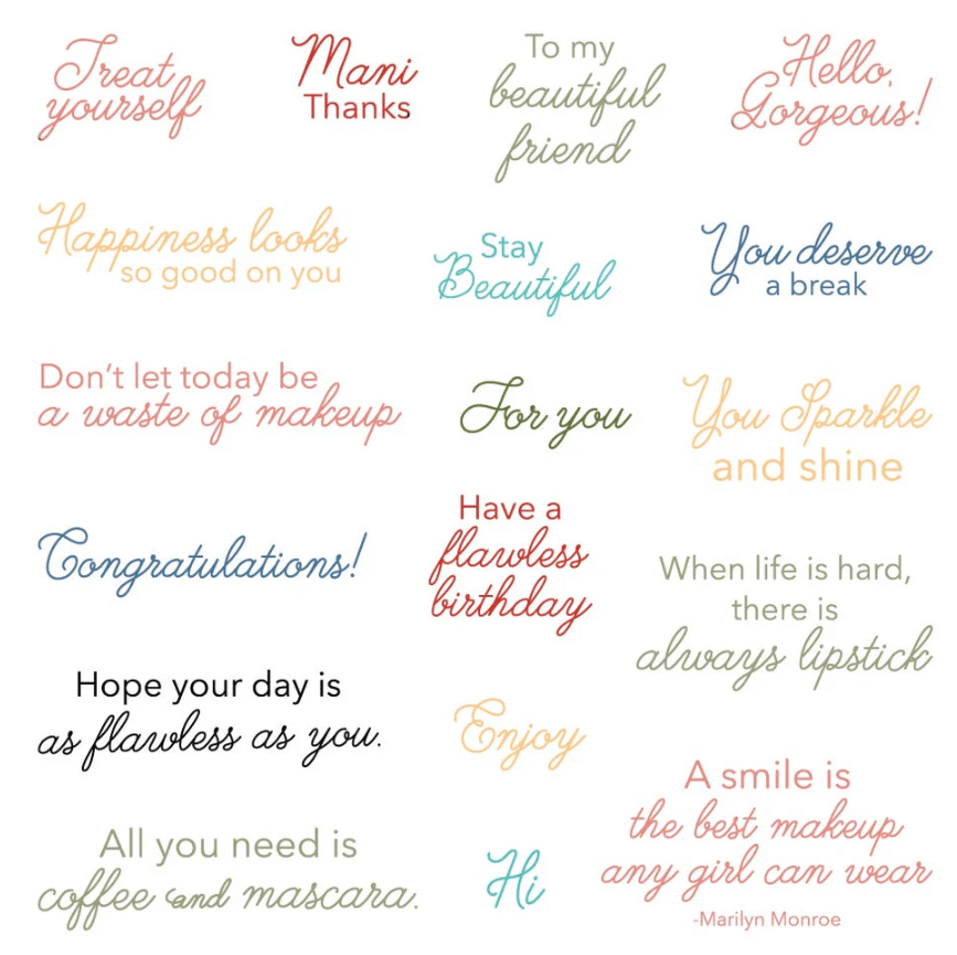 HONEY BEE - Collezione Makers Mix - 6"x6" Stamp Set - Flawless Friend