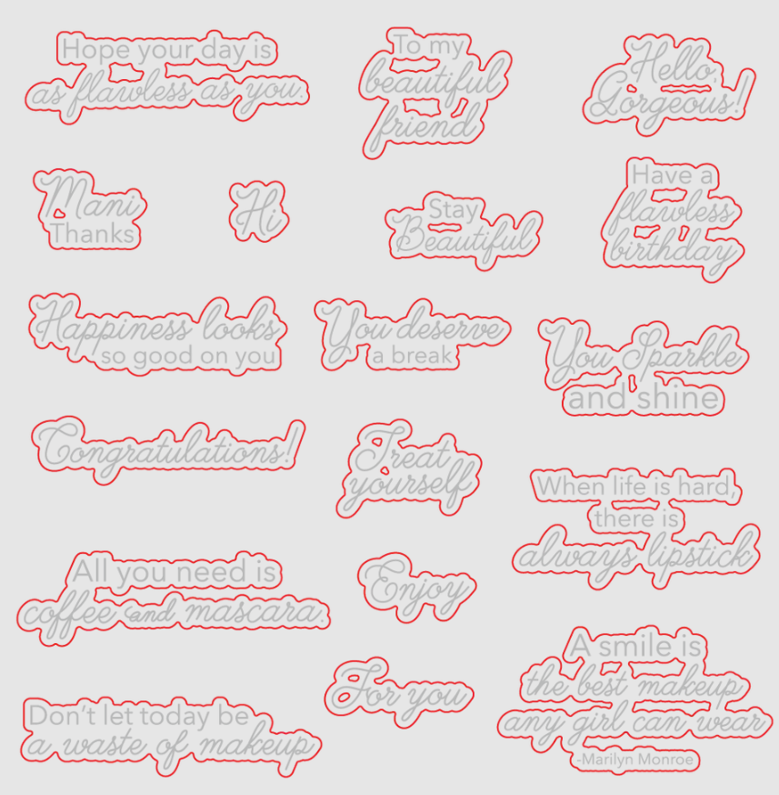 HONEY BEE - Collezione Makers Mix -Coordinating Honey Cuts - Flawless Friend