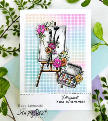Alternative view of HONEY BEE - Collezione Makers Mix - Coordinating Honey Cuts - Floral Easel