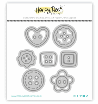 HONEY BEE - Collezione Makers Mix - Honey Cuts - In Stitches  BUTTONS