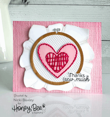 Alternative view of HONEY BEE - Collezione Makers Mix - Honey Cuts - In Stitches Heart