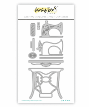 HONEY BEE - Collezione Makers Mix - Honey Cuts -Honey Cuts Lovely Layers: Antique Sewing Table -
