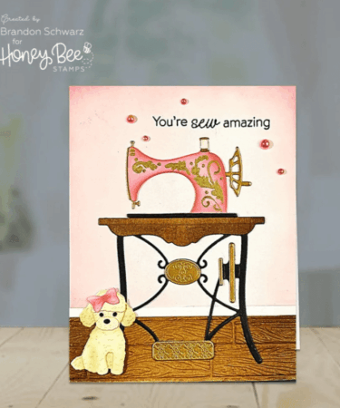 Alternative view of HONEY BEE - Collezione Makers Mix - Honey Cuts -Honey Cuts Lovely Layers: Antique Sewing Table -